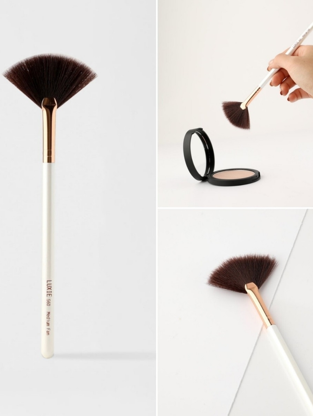 LUXIE BEAUTY 560 Medium Fan Flawless Brush